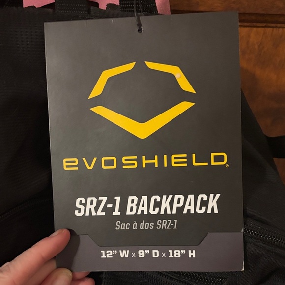 Black and Pink Women's Backpack - Picture 6 of 11